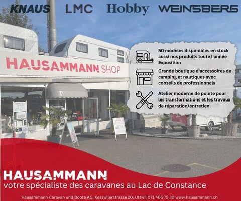 Caravaning avec Hausammann - Profiter de la liberté et de la flexibilité