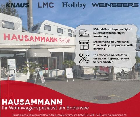 Caravaning mit Hausammann - Freiheit geniessen und Flexibilität erleben