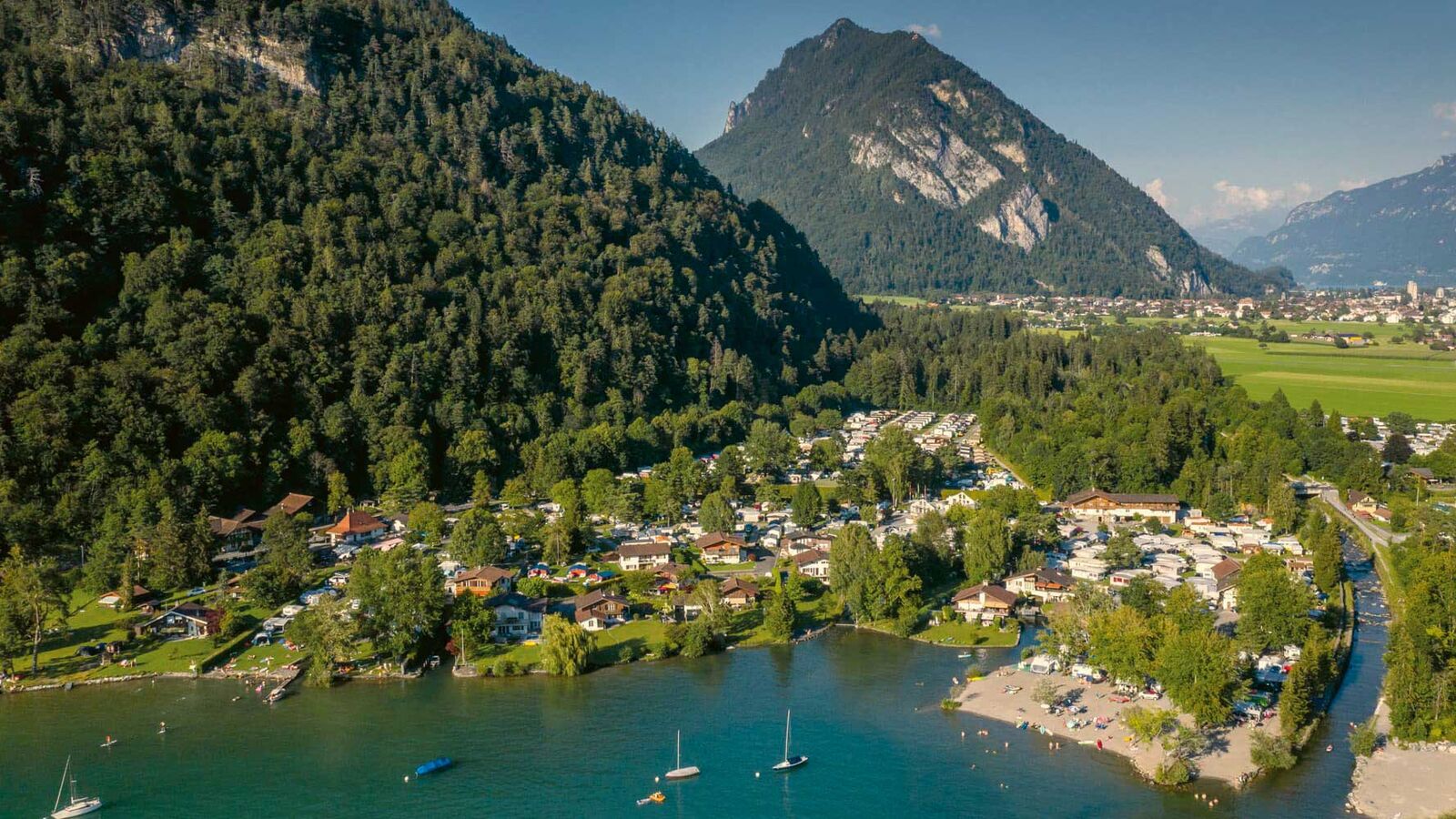 Récompensé par le Swisscamps Camping Award: Camping Manor Farm, Interlaken.