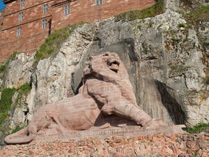 Le lion de Belfort est l’emblème de la ville. Photo : CRT Bourgogne-Franche-Comté.