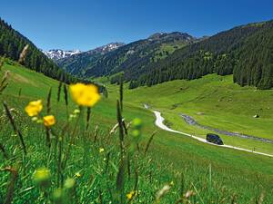 Erholungssuchende kommen in der alpinen Idylle voll auf ihre Kosten, aber auch Radfahrer und Wanderer aller Kragenweiten finden ein lohnendes Spektrum.